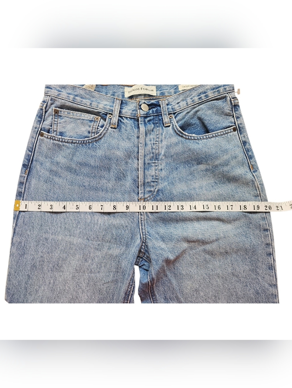 Denim Forum The Joni High Rise Loose 32l loose Jeans Size 27 - Picture 13 of 16